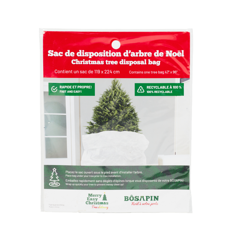 Christmas Tree Disposal Bag – Extra Large, Heavy-Duty