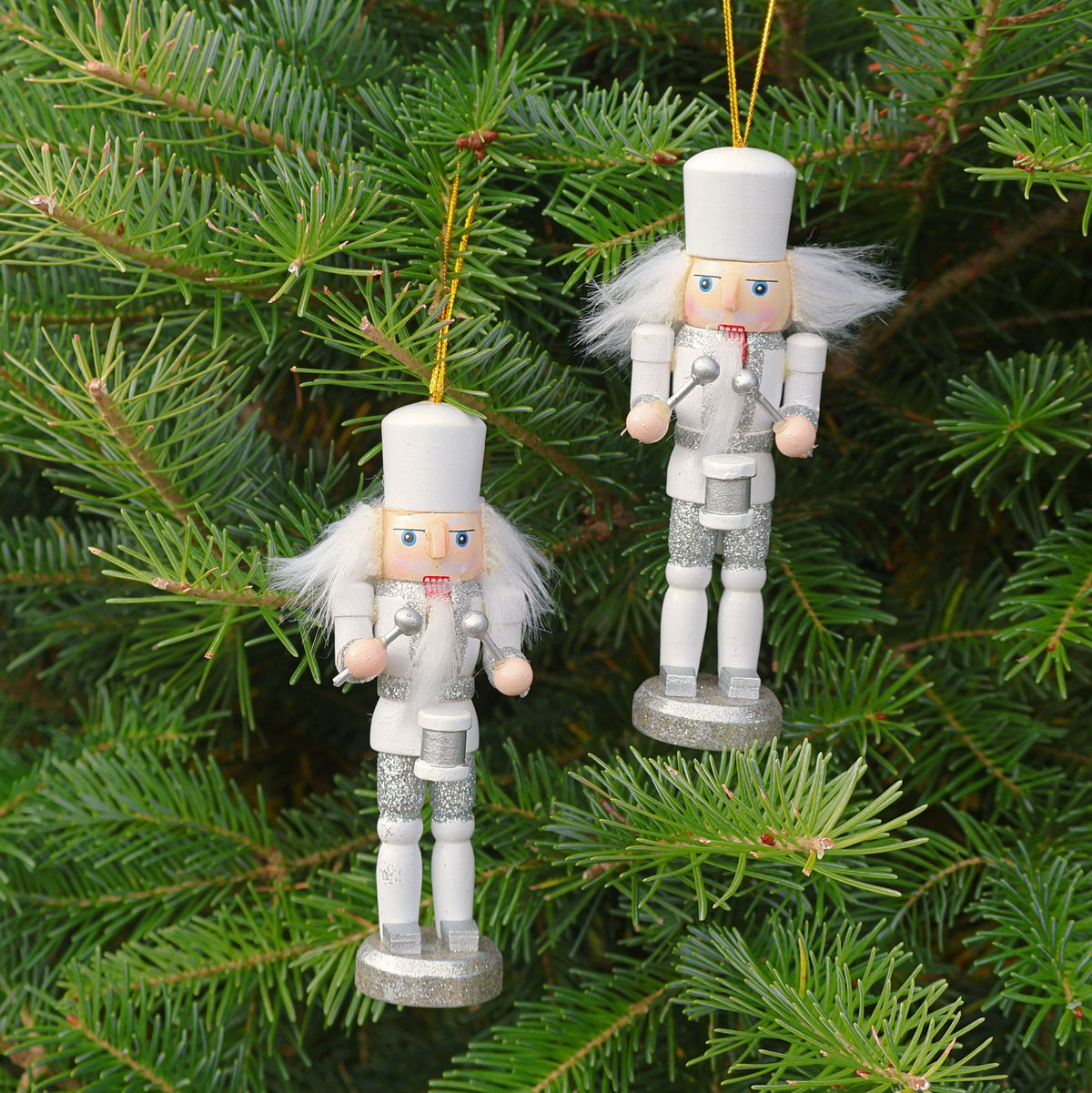 Hanging Nutcracker Soldiers β Set of 6, 15cm