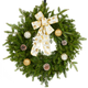Christmas Wreath Gift Set – Decorated, 12in, with Hook